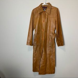 Wilson  Maxima women’s Brown leather Long Coat